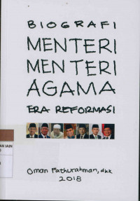 Image of Biografi Menteri-menteri agama Republik Indonesia (Era Reformasi)