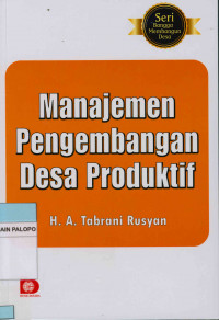 Image of Manajemen pengembangan desa produktif
