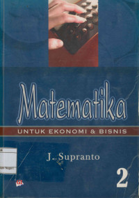 Image of Matematika untuk ekonomi & bisnis Jilid 2