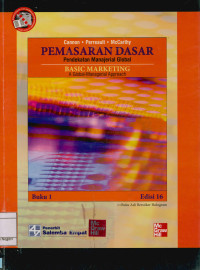 Image of Pemasaran Dasar : Pendekatan Manajerial Global Edisi 16 Buku 1 = Basic marketing a global-managerial approach