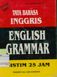 Image of English Grammar: Tata bahasa Inggris