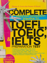 Image of Complete english grammar practice for toefl, toeic, & ielts preparation test
