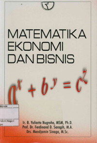 Image of Matematika ekonomi dan bisnis