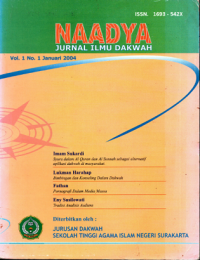 Image of NAADYA: JURNAL ILMU DAKWAH