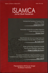 Image of ISLAMICA: Jurnal Studi Keislaman