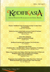 Image of KODIFIKASIA: JURNAL PENELITIAN KEAGAMAAN DAN SOSIAL-BUDAYA