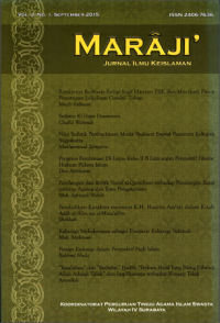 Image of MARAJI: JURNAL ILMU KEISLAMAN