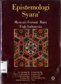 Image of Epistemologi Syara': Mencari Format Baru Fiqh Indonesia