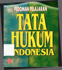 Image of Pedoman pelajaran tata hukum indonesia