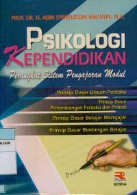 Image of Psikologi kependidikan: perangkat Sistem Pengajaran Modul