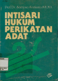 Image of Intisari Hukum Perikatan Adat