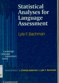 Image of Statistical Analyseses for Language Assessment