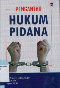 Image of Pengantar hukum pidana