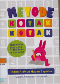 Image of Metode kotak-kotak : Matematka bagi yang tidak suka matematika