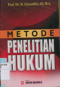 Image of Metode penelitian hukum