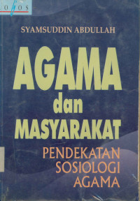 Image of Agama Dan Masyarakat : Pendekatan Sosiologi Agama