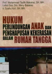 Image of Hukum perlindungan anak dan penghapusan kekerasan dalam rumah tangga