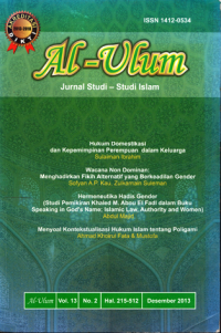 Image of AL-ULUM: JURNAL STUDI - STUDI ISLAM