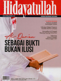 Image of Suara Hidayatullah : Al-Qur'an sebagai bukti bukan ilusi