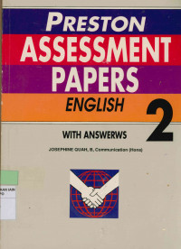 Image of Preston assessment papers english prymary 2