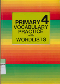Image of Primary  vocabulary practice with wordlists 4