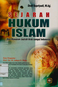 Image of Sejarah Hukum Islam : Dari Kawasan Jazirah Arab sampai Indonesia