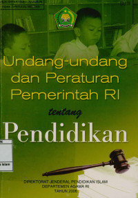 Image of Undang-undang dan Peraturan Pemerintah RI tentang Pendidikan