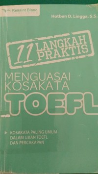 Image of 11 langkah praktis menguasai kosa kata toefl