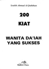 Image of 200 Kiat Wanita Da'iah Yang Sukses