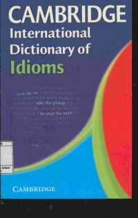 Image of Cambridge international dictionary of idioms