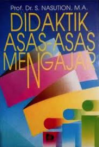 Image of Didaktik asas-asas mengajar