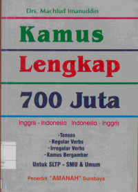 Image of Kamus Lengkap 700 Juta Inggris-Indonesia Indonesia-Inggris