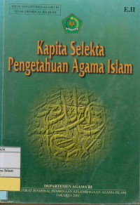 Image of Kapita Selekta Pengetahuan Agama Islam