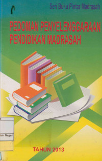 Image of Pedoman penyelenggaraan pendidikan madrasah