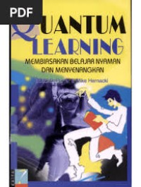 Image of Quantum learning: Membiasakan belajar nyaman dan Menyenangkan