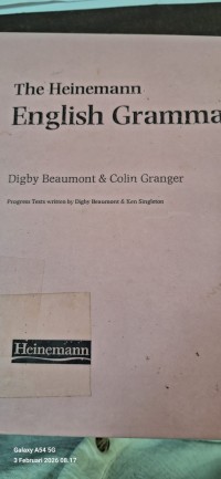 Image of The heinemann english grammar