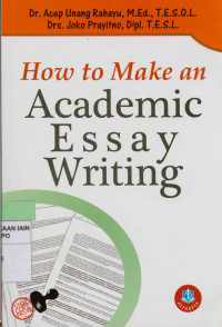 Image of How to make an academic essay writing