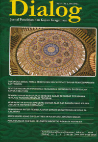 Image of Dialog: Jurnal penelitian dan kajian keagamaan