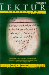 Image of Jurnal Lektur Keagamaan