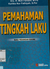 Image of Pemahaman Tingkah Laku : Buku Pegangan Kuliah